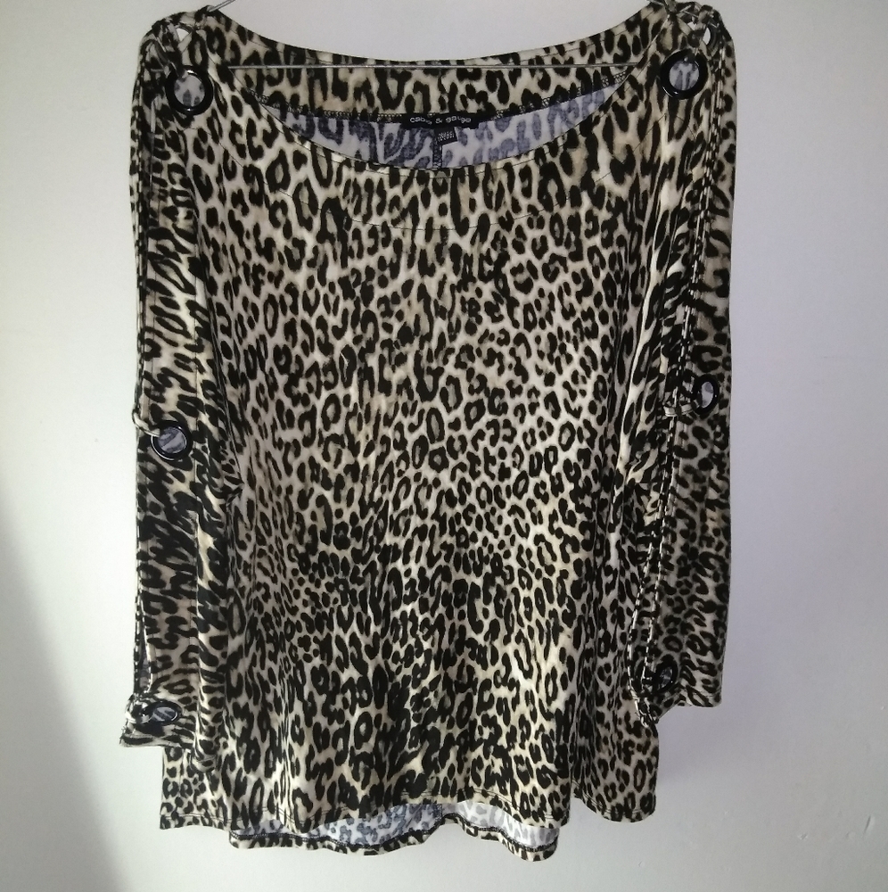 XL cheetah print shirt